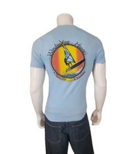 Vintage 70s Hi Cru Stedman Pocket Shirt Size S Hawaii Single Stitch Windsurfer