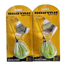 (Set of 2) Booyah Squelcher Buzzbaits 3/8 oz Color Is River Killer New