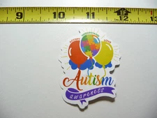 AUTISM SUPPORT SMALL STICKER DECAL BALLOONS ACCEPT UNDERSTAND LOVE AWARENESS