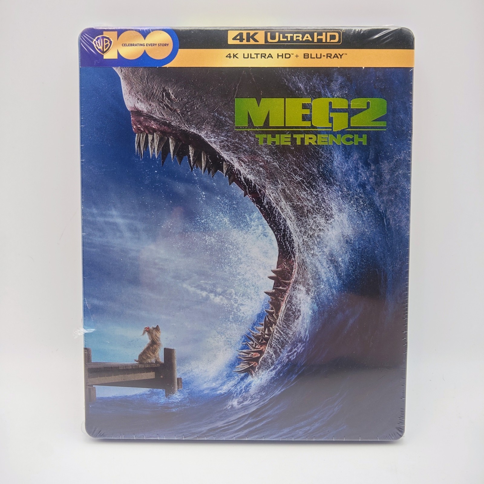 Meg 2 The Trench 4K SteelBook Ultra HD Blu Ray High Gloss WORKS IN UK