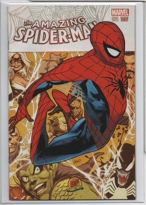 AMAZING SPIDER-MAN #1   W/DF COA   GREG LAND COVER   DF VARIANT - LTD TO 3000