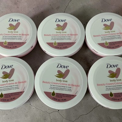 Dove Beauty Cream Moisturizing Skin Care Cream 2.53 fl oz (Pack of 6)