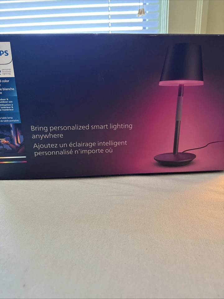 Philips Hue Go Portable Rechargeable Table Lamp 13.78" (576454) - Black - Image 2 of 4