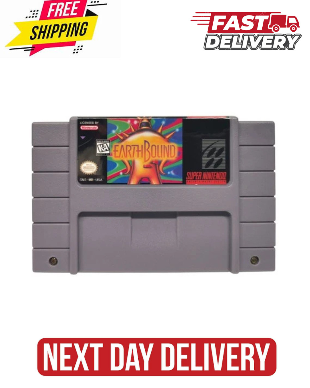 EarthBound For Super Nintendo SNES, 1995 US Version USA Fast Shipping