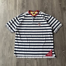 Vintage Tommy Hilfiger Men’s Striped Crew Shirt L/XL International Games
