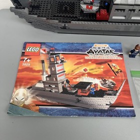 LEGO Avatar The Last Airbender Fire Nation Ship 3829 Complete Set RARE *READ*