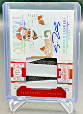 2025 Panini National Treasures SHEDEUR SANDERS RC Jersey Patch AUTO 01/25 Browns