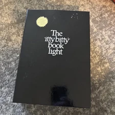 The Itty Bitty Book Light 1982 Zelco Vintage Original Reading Lamp Tested/Works