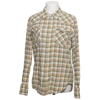 Levi Strauss & Co, Flanellhemd, Größe: S, Grün/Weiß/Gelb, Baumwolle, Karo #AOD