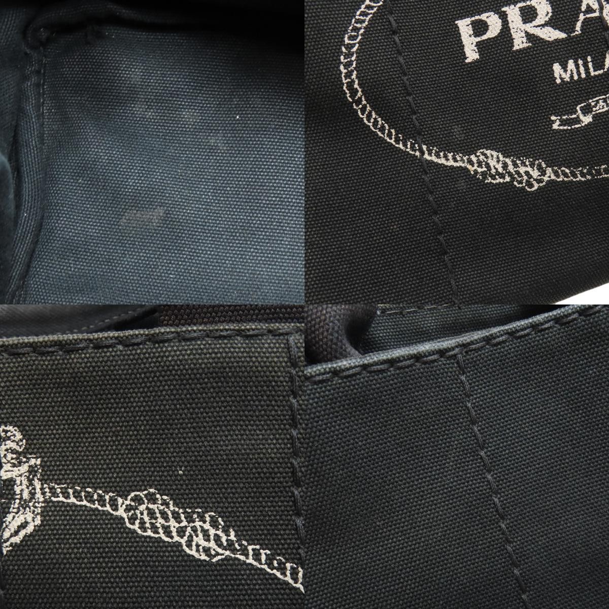 PRADA Canapa Mini 2WAY Handbag Canvas Ladies Used from japan thumbnail 7