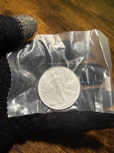 In-hand 2026 1 oz American Silver Eagle Coin, In Original APMEX packaging BU ASE