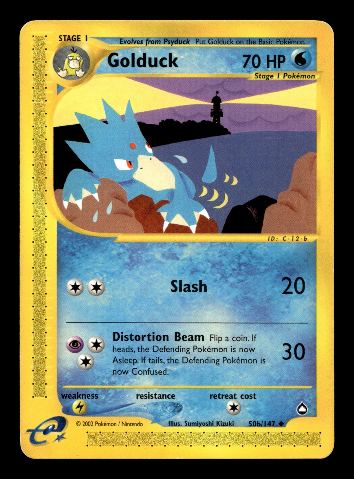 Golduck 50b/147 Aquapolis Uncommon Pokemon TCG