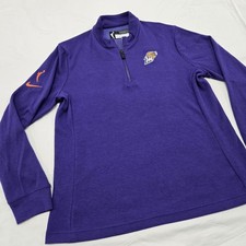 EUC Size LARGE Nike Women's Phoenix Mercury Dri Fit Shirt WNBA 1/4 Zip Pullover