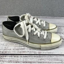 Converse Chuck Taylor All Star Gray Silver Sparkly Size Womens 10