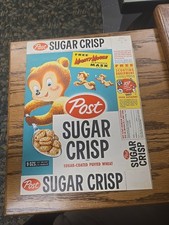 1957 Post Sugar Crisp Cereal Box, Mighty Mous...