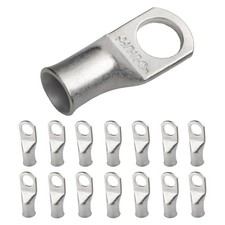 SELTERM 15pcs 1/0 AWG 1/2 Stud UL Marine Grade Battery Terminal Connectors Ti...