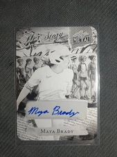 2024 Leaf Metal Women of Sport Maya Brady #HS-MB1 Her Story Autograph 1/1