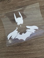 Batman Dark KnighT WHT Raised UVDTF Decal Made In The USA Waterproof