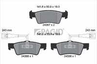 Bremsbelagsatz Scheibenbremse Pagid T1609N FüR VW Touareg 7LA 7L6 7L7 7P5 7P6