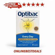 Optibac Every Day Digestive Supplement  30 Capsules Exp: 17/11/27
