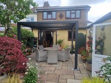 Aluminium Pergola 3 x 3.6m with louvered roof PRE-SALE
