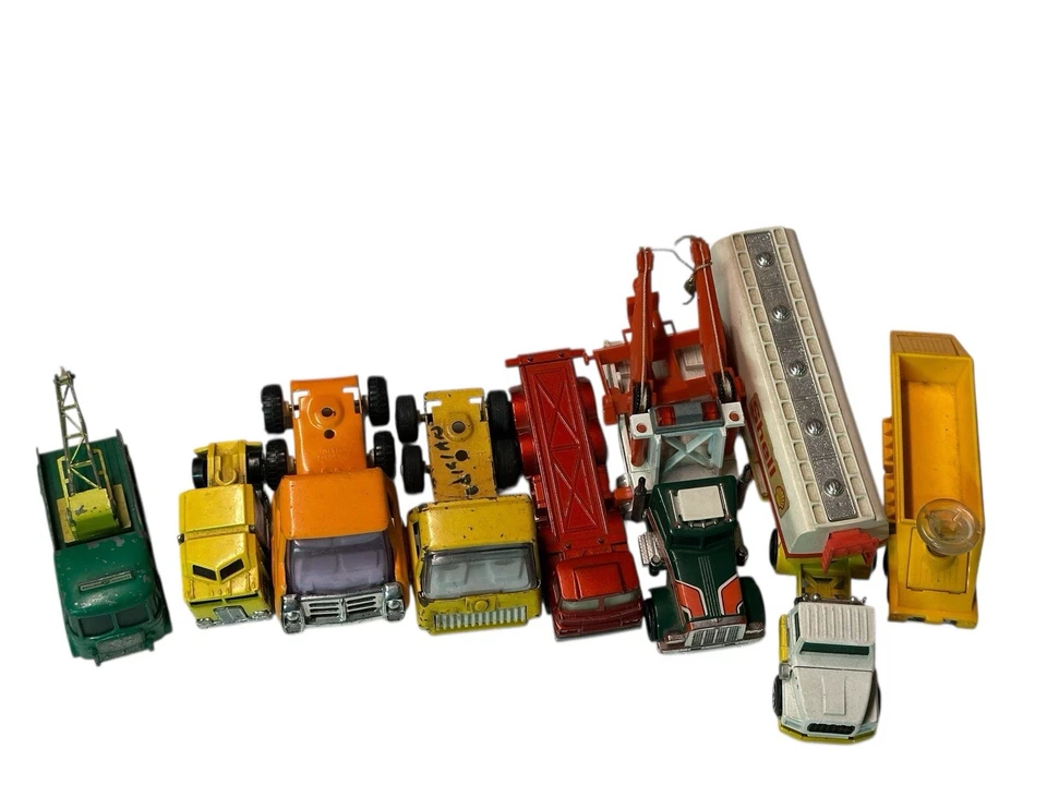 Vintage Diecast Truck Lot Matchbox Super Kings ,Tanker Peterbilt Wrecker Buddy L - Image 2 of 4