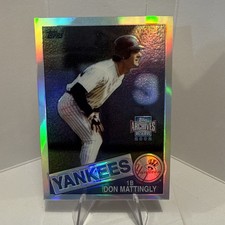 2002 Topps Archives Reserve Don Mattingly Refractor #31 New York Yankees