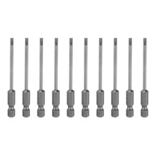 10pcs SL3 Magnetic Slotted Screwdriver Bits 3mm Flat Head Screwdriver Bit 3"