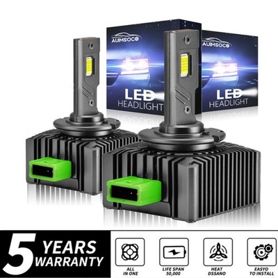 For Cadillac ATS 2013-2019 LED Headlight Kit Bulbs 10000W 100000LM D3S D3R Hi/Lo
