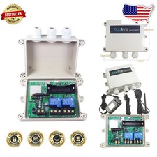 High Power 30A 4G GSM Relay Switch 12V Wireless Gate Opener SMS Control AT&T ...