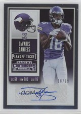 2015 Panini Contenders Rookie Playoff Ticket 18/99 Davaris Daniels #152 Auto 0f8