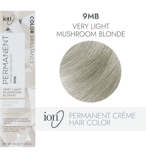 Ion Ammonia-Free Permanent Hair Color Very Light Mushroom Blonde 9Mb, Made From