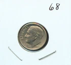 1968-P ROOSEVELT DIME  (3G730)