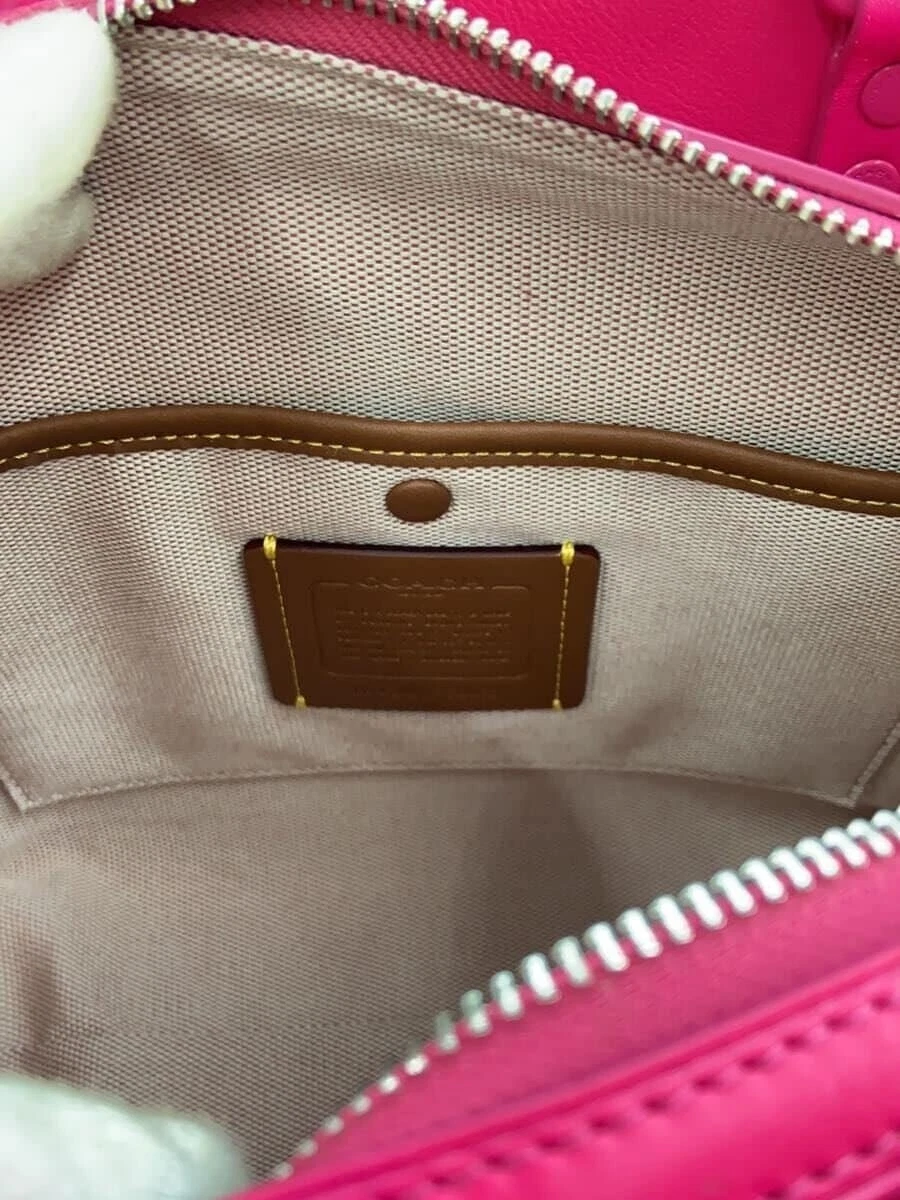 Borsa a tracolla Coach CU053 Rogue Tea Rose in pelle 2 vie