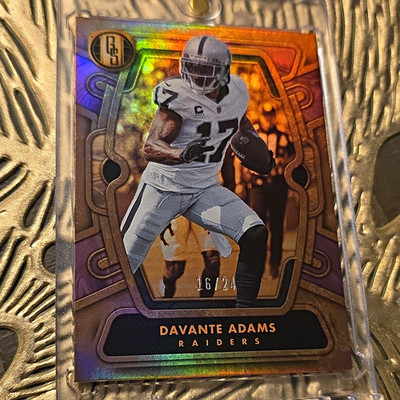 Panini 2024 Gold Standard Rose Gold Davante Adams #52 Raiders /24