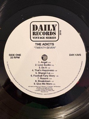 THE ADICTS Twenty Seven '18 PUNK ROCK In Shrink VG+ | eBay