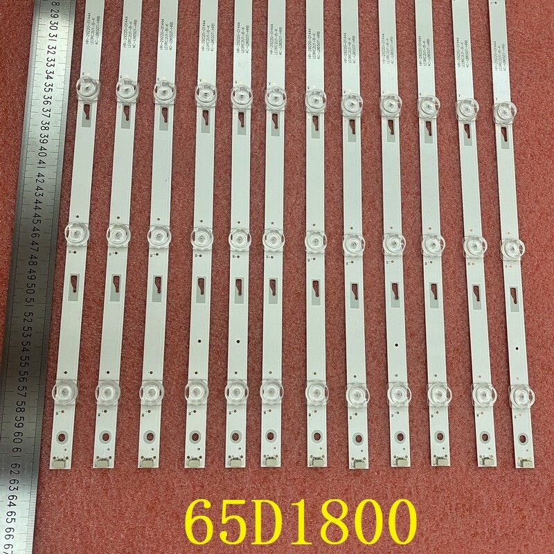 LED Bar(12)for Hitachi 65R80 AW TV-65UHD4K 65D1800 4C-LB650T-ZC1