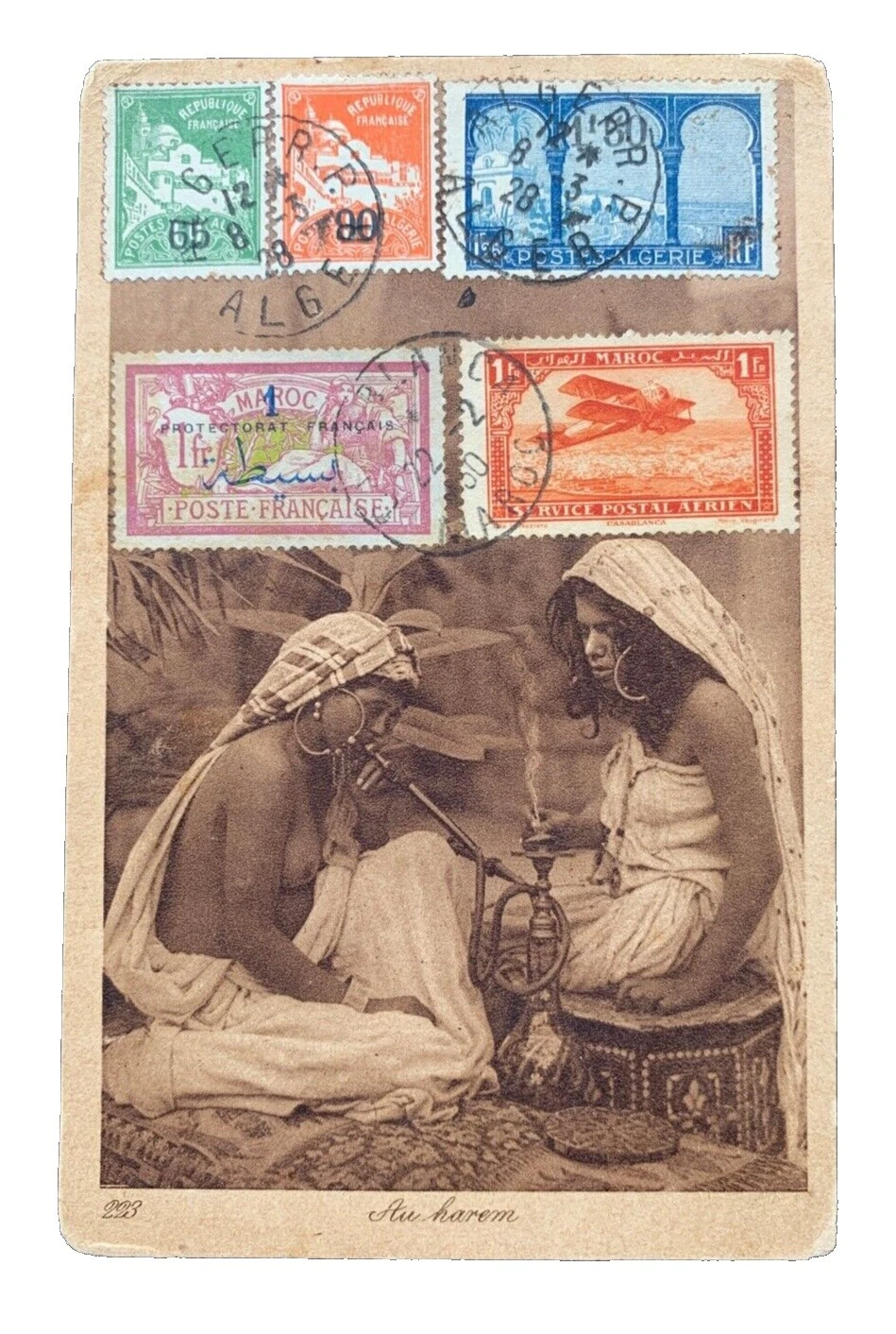 Postal History Algerian Stamps