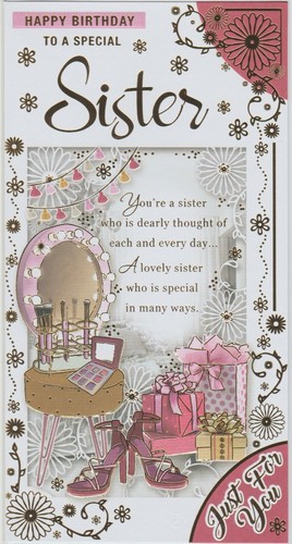 Female Relation Birthday Card ~ Sister, Open, Granddaughter, Friend, Auntie etc - Picture 69 of 90