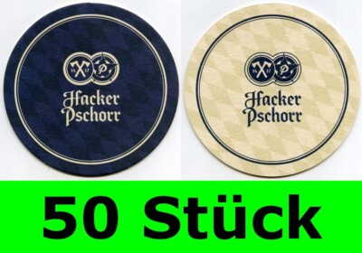 50 Stück Bierdeckel Hacker Pschorr Bräu München für Bar Party Theke Tresen