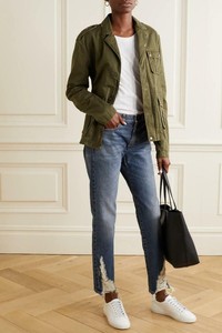 saint laurent green jacket