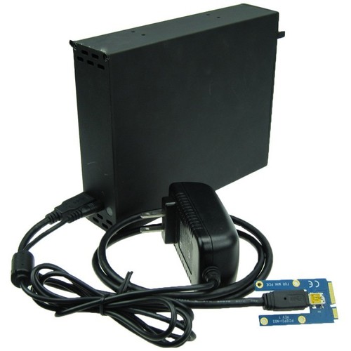 Mini PCIe to Dual PCI Bus Slot Adapter with case enclosure - Picture 2 of 4