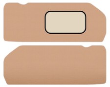 Car Sun Visor Covers Fits 2004-2012 Chevy Colorado Driverpassenger Side Cotton