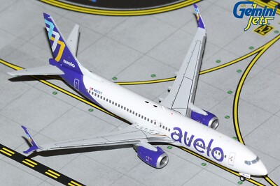 Avelo Airlines Boeing 737-800 N801XT Gemini Jets GJVXP2057 Scale 1:400