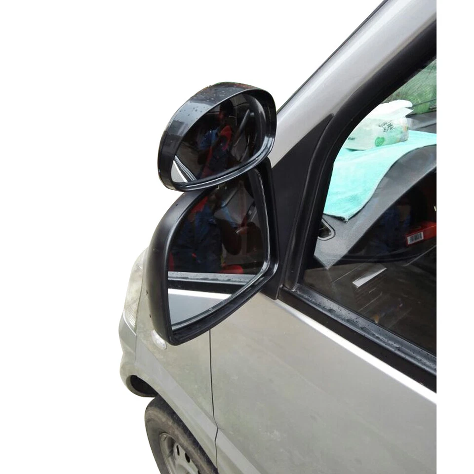 Accesorios de espejo retrovisor gran angular ciego punto ciego lateral de seguridad para vehículos de automóvil Foto 4 de 4