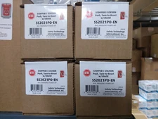 Stopper Station, Push-Turn to Reset Button, Red, STI Model #SS2021PO-EN