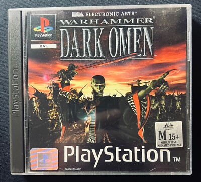 Warhammer: Dark Omen. PS1 Game. With Manual. VGC.