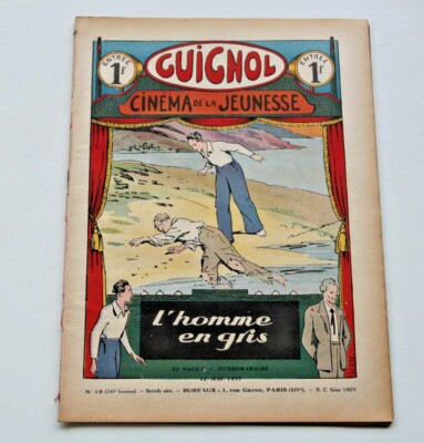 Jeu Ancien Guignol Au Foyer – M.J. Lyon – Loto – Carton – Vers 1930