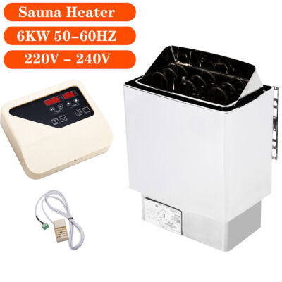 6/9KW Sauna Heater Max.315-460 Cubic Feet For Home Hotel Spa Shower FCC Certify