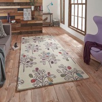Fiona Howard Money Tree Wool Blend Hand Tufted Designer Rug Fiona Howard Money Tree Wool Blend Hand Tufted Designer Rug